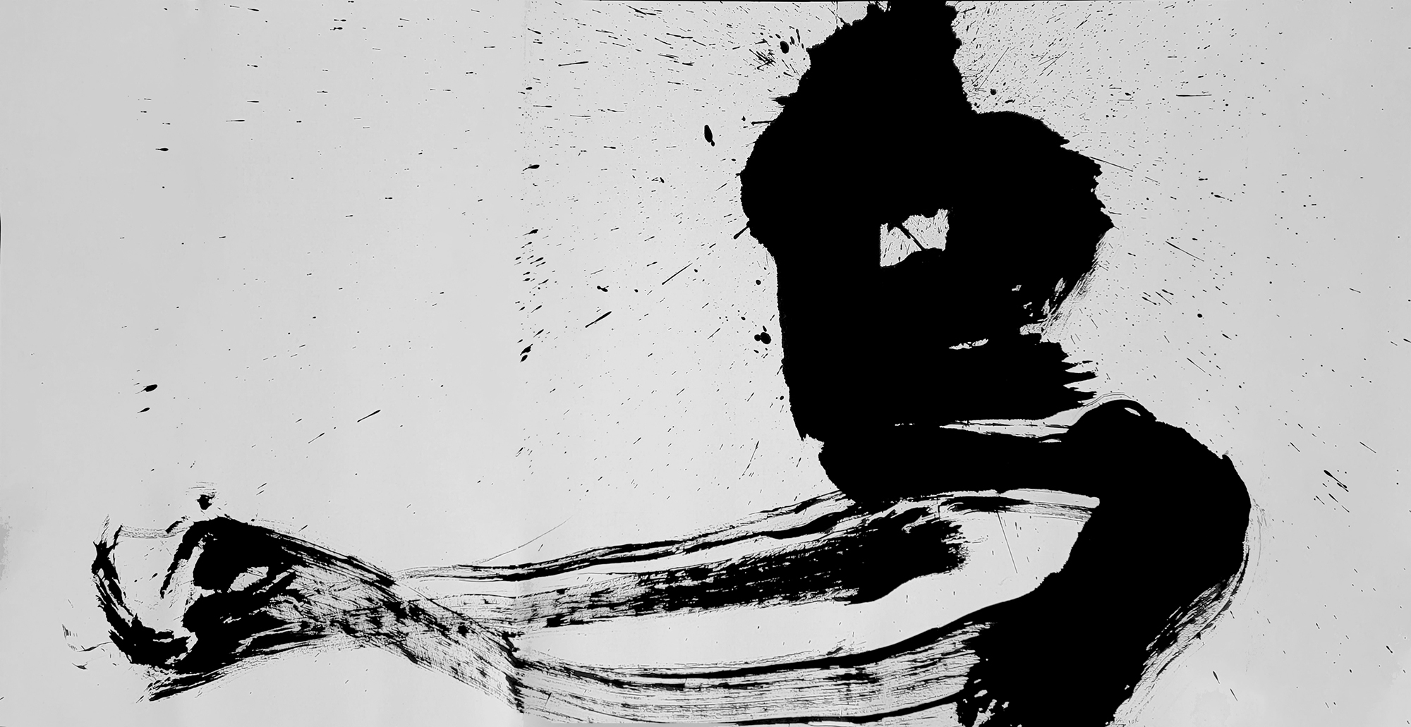 CROW_01/烏_01　HIROSHI WADA/和田浩志　JAPANESE CALLIGRAPHY ARTIST/書家・書道家　CONTEMPORARY ARTIST/現代美術家